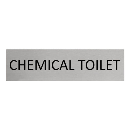 Türschild Chemical Toilet