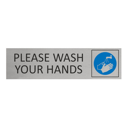 Türschild Please Wash Your Hands