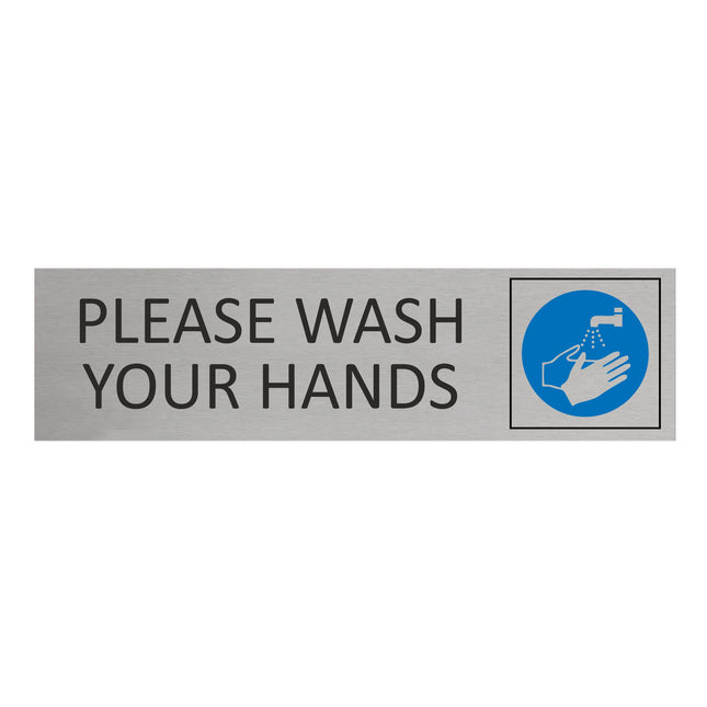 Türschild Please Wash Your Hands
