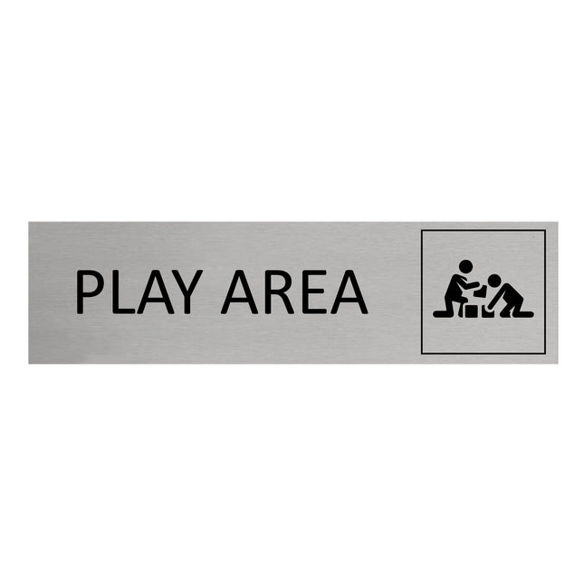 Türschild Play Area