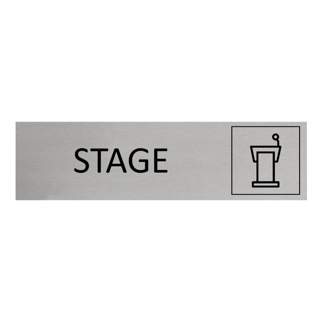 Türschild Stage