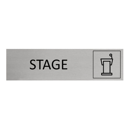 Türschild Stage