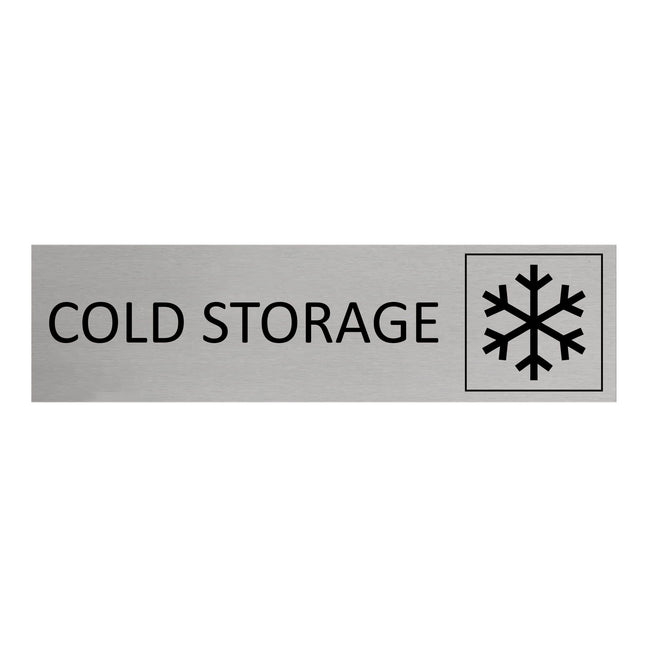 Türschild Cold Storage