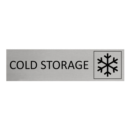 Türschild Cold Storage