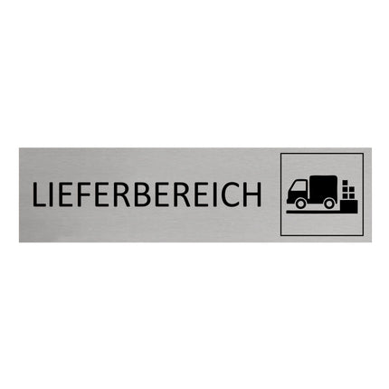 Türschild Lieferbereich