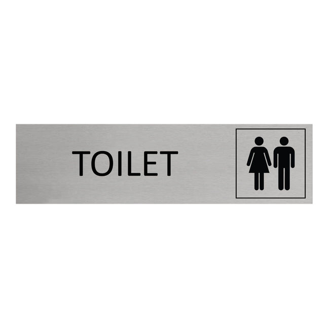 Türschild Toilet