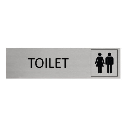 Türschild Toilet