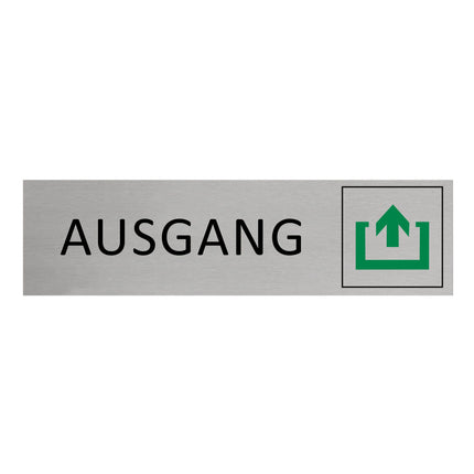Türschild Ausgang
