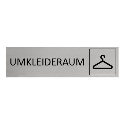 Türschild Umkleideraum