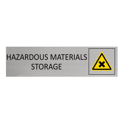 Türschild Hazardous Materials Storage