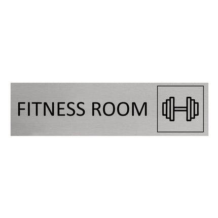 Türschild Fitness Room