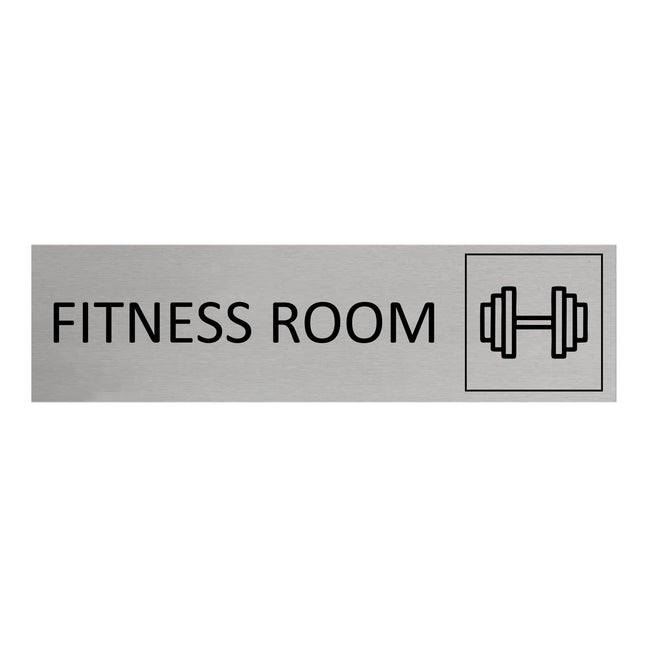 Türschild Fitness Room