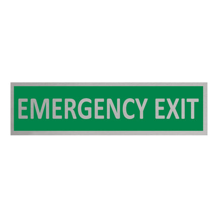 Türschild Emergency Exit
