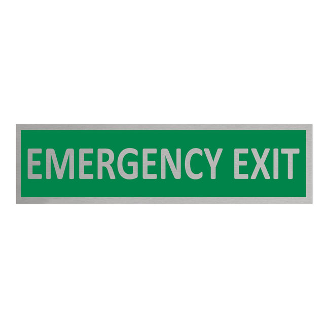 Türschild Emergency Exit