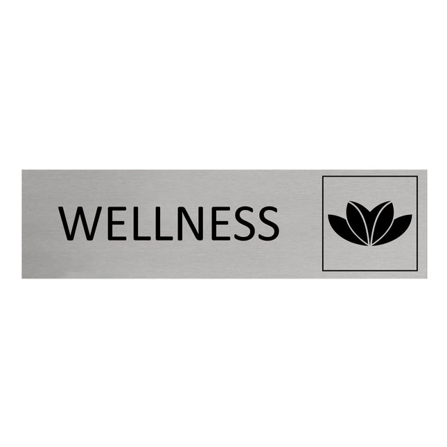 Türschild Wellness