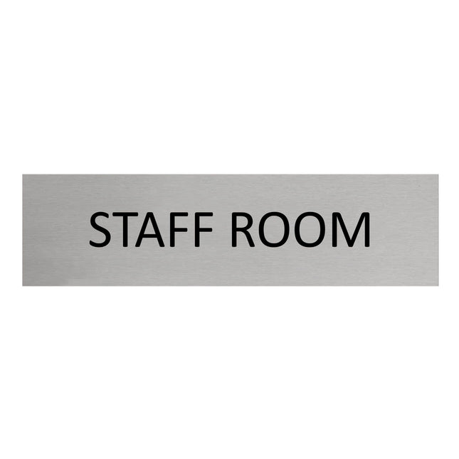 Türschild Staff Room