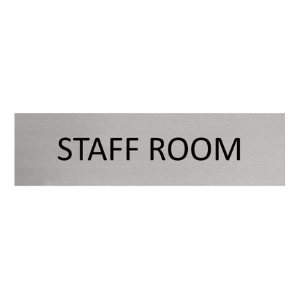 Türschild Staff Room