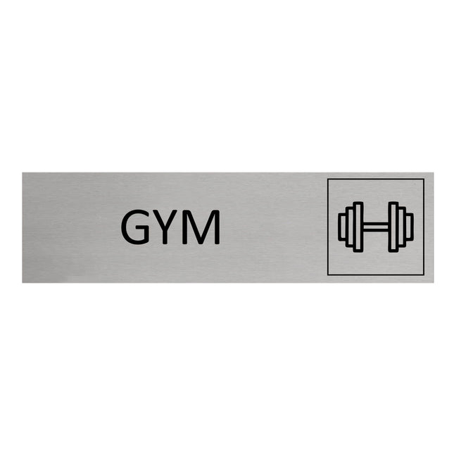 Türschild Gym