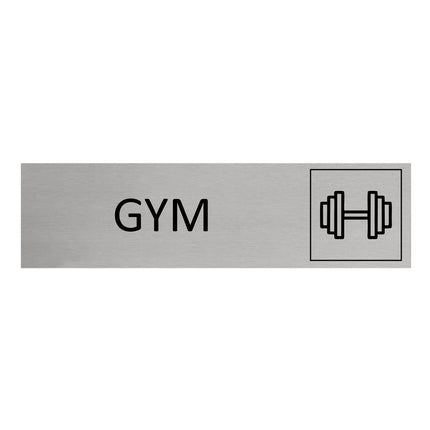 Türschild Gym