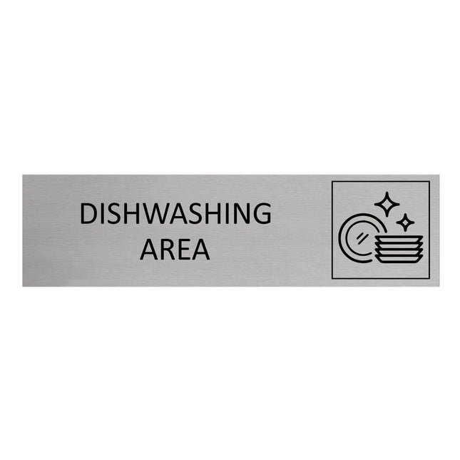 Türschild Dishwashing Area