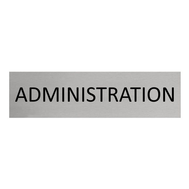 Türschild Administration