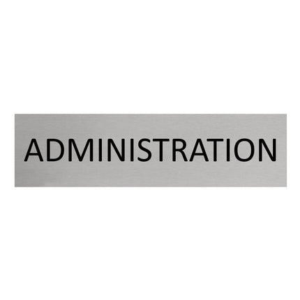 Türschild Administration