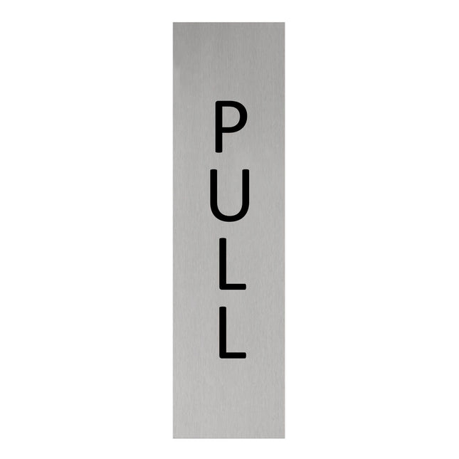 Türschild Pull vertikal