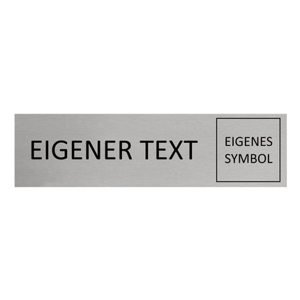 Türschild Eigener Text und Symbol