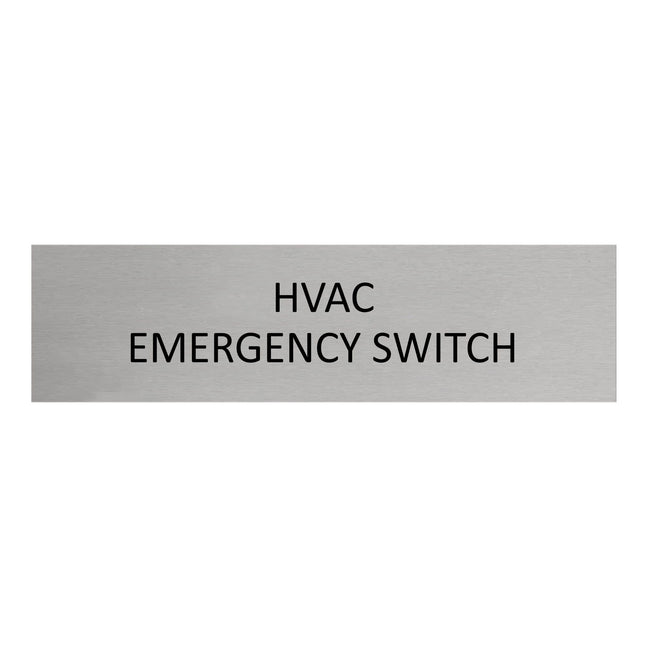 Türschild Hvac Emergency Switch