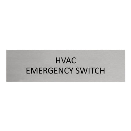 Türschild Hvac Emergency Switch