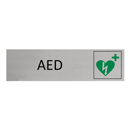 Türschild AED