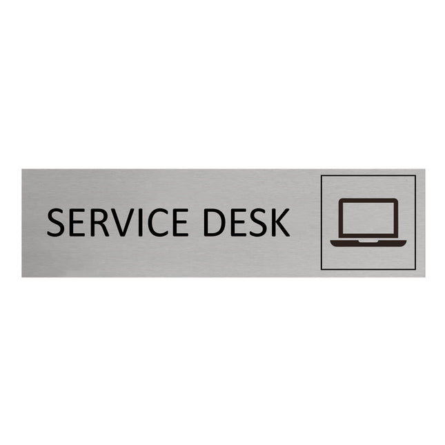 Türschild Servicedesk