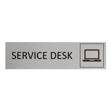 Türschild Servicedesk