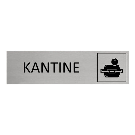 Türschild Kantine