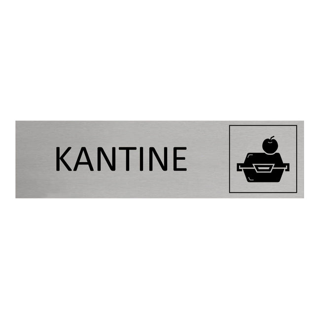Türschild Kantine