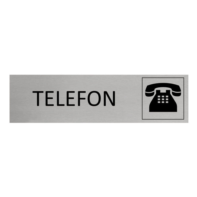 Türschild Telefon
