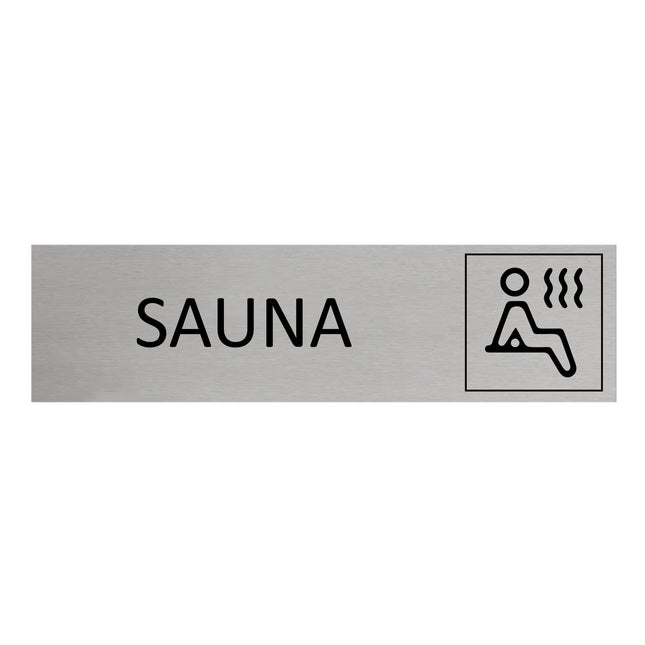 Türschild Sauna
