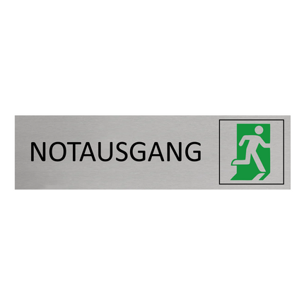 Türschild Notausgang