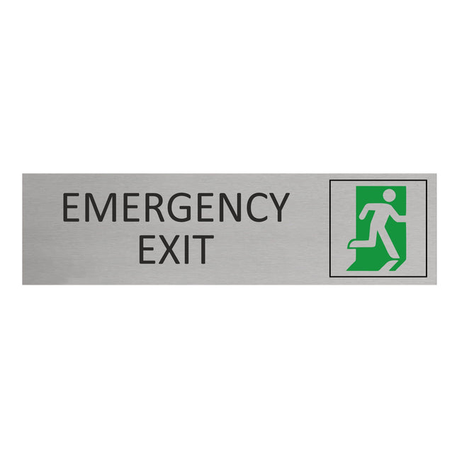 Türschild Emergency Exit