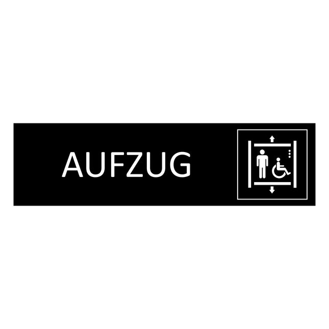 Türschild Aufzug