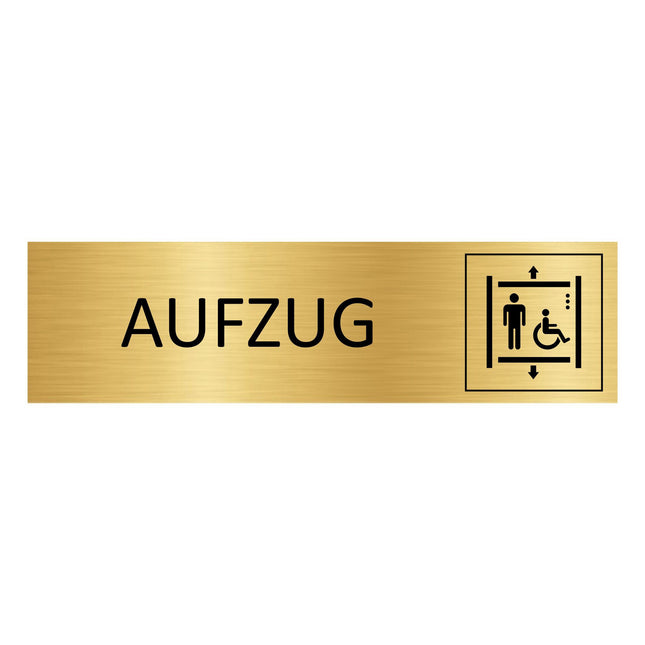 Türschild Aufzug