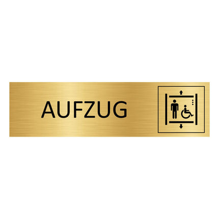 Türschild Aufzug