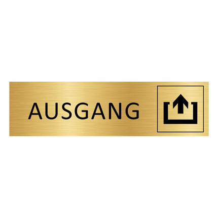 Türschild Ausgang