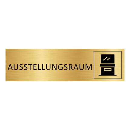 Türschild Ausstellungsraum