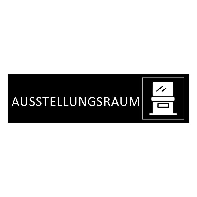 Türschild Ausstellungsraum