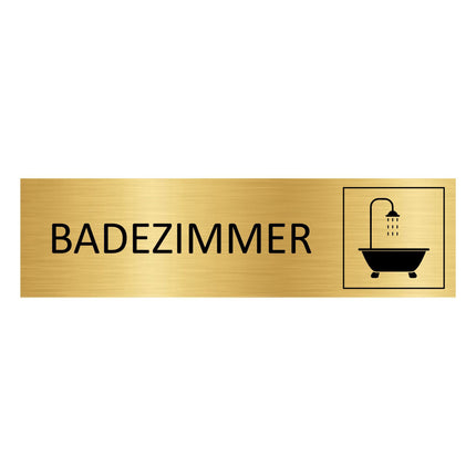 Türschild Badezimmer