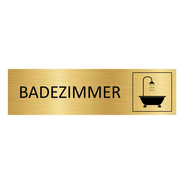 Türschild Badezimmer
