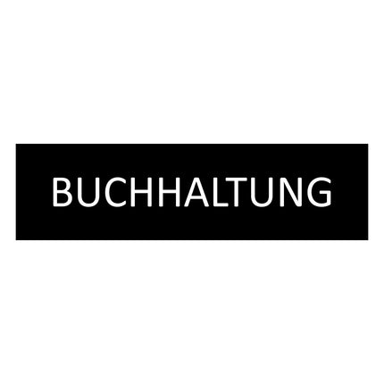 Türschild Buchhaltung