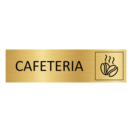Türschild Cafeteria
