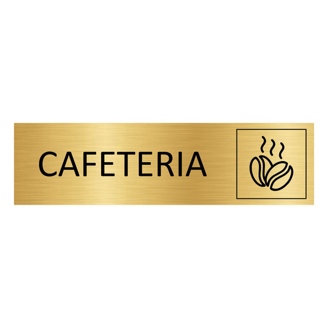 Türschild Cafeteria